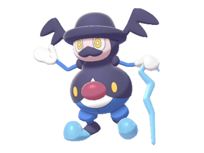 Mr. Rime, the Comedian Pokémon (Ice/Psychic)