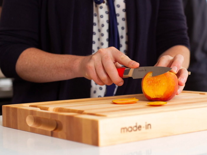 A well-designed block that doubles as an attractive serving tray