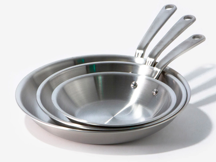 The staple of all staples: a stainless steel pan