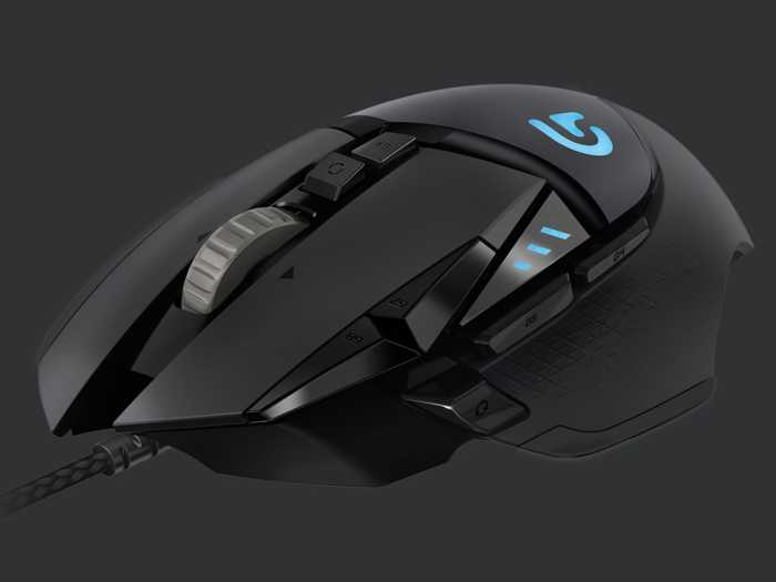 A gaming mouse with 11 buttons