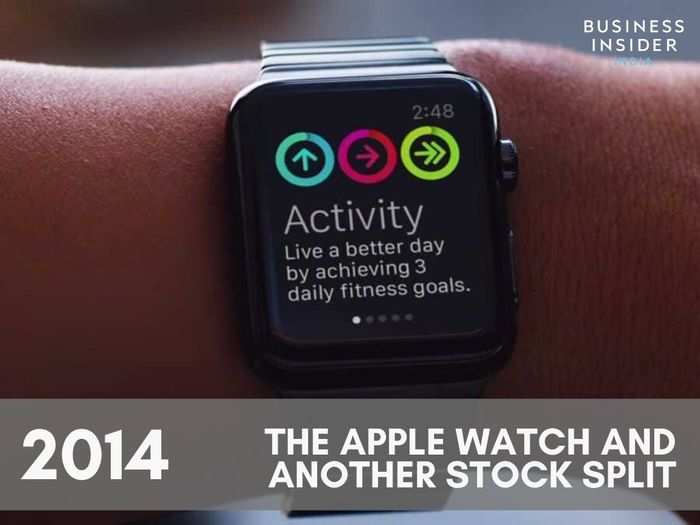 2014 – Apple Watch and another stock split