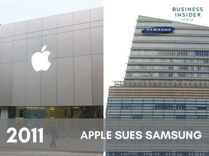 April, 2011 – Apple sues Samsung for infringing on its intellectual property