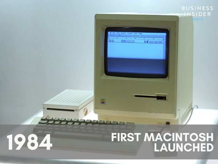 1984 – The Macintosh computer is launched