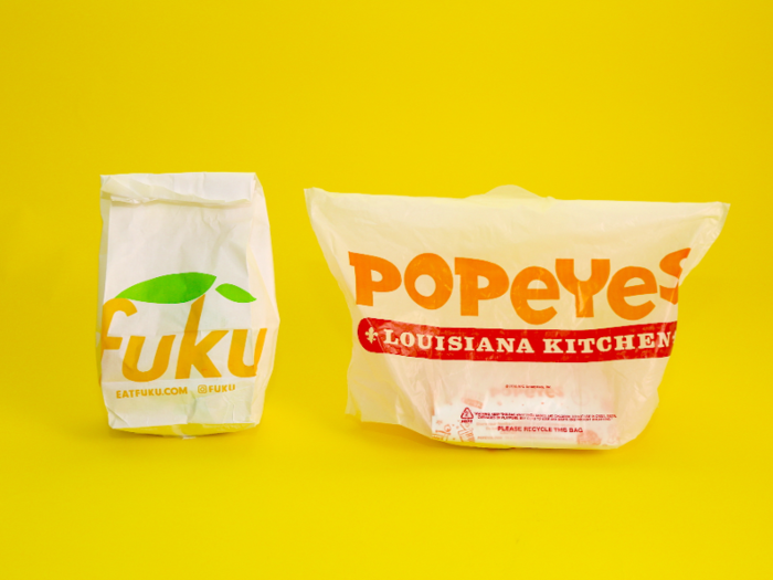 My Fuku sandwich cost $8.50 while my Popeye