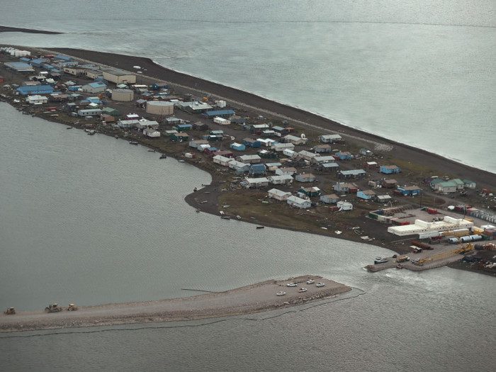 These villages are becoming more isolated as ice roads that once connected them to one another melt.