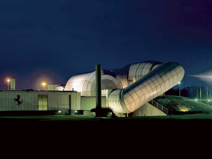 The wind tunnel was designed by architect Renzo Piano. It
