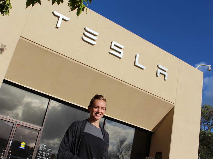 Tesla also has a headquarters in Silicon Valley. I profiled designer and engineer Rosie Mottsmith there.