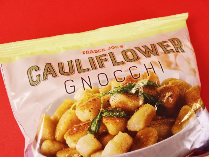 A bag of cauliflower gnocchi was $2.69 at the Trader Joe