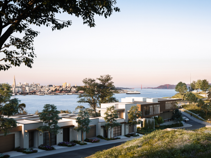 Construction on 266 luxury condos has already begun on Yerba Buena, a naturally-formed landmass adjacent to Treasure Island.