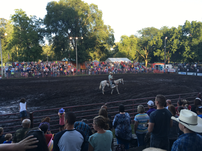 Why he chose to go to the rodeo