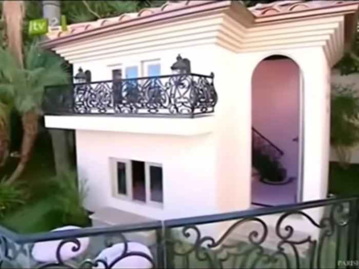 Paris Hilton spent over $300,000 to build a separate mansion for her dogs.