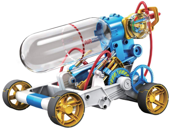 A buildable toy car that