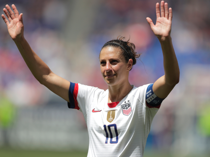 Carli Lloyd now (37).