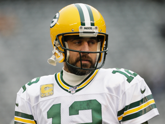 Aaron Rodgers now (36).