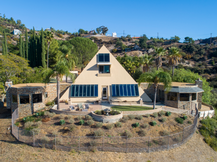 Since the back of the home is facing west, views of the Santa Monica Mountains are even more spectacular while the sun sets.