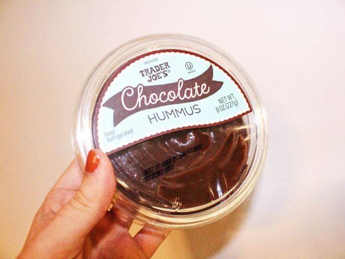 CHOCOLATE HUMMUS: I also wasn