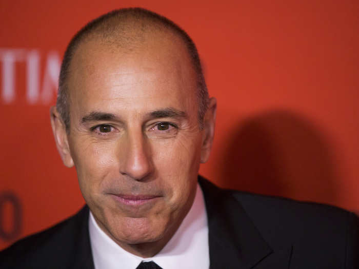 In November 2017, anchor Matt Lauer was fired from NBC for "inappropriate sexual behavior." He had been earning $25 million a year.