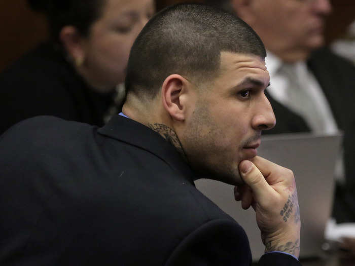 In 2013, NFL star Aaron Hernandez — who had signed a $40 million contract with the New England Patriots at 22 — was found guilty of first-degree murder in the slaying of his onetime friend Odin Lloyd.