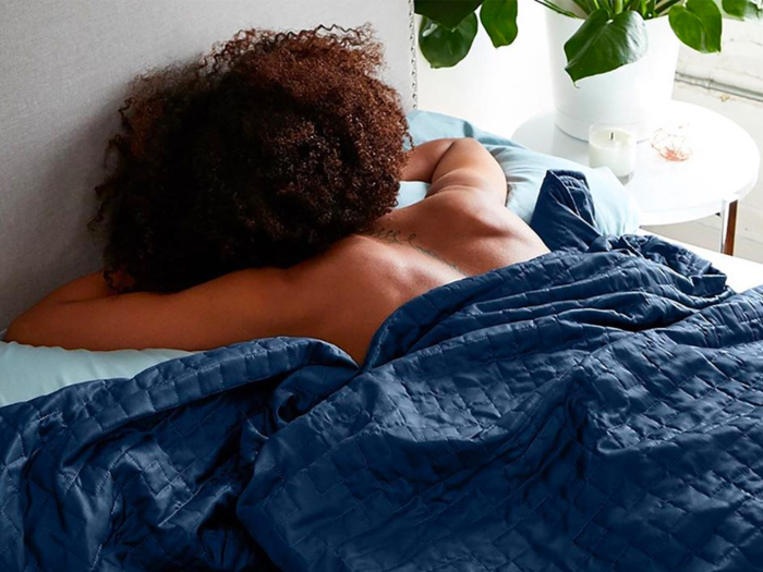 4. A weighted blanket that doesn