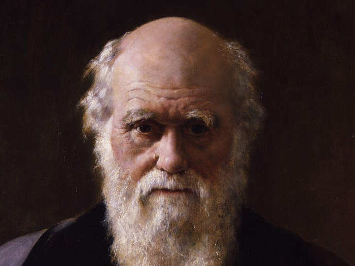 Charles Darwin wrote in "The Descent of Man," which was first published in 1871, that it was like a moose