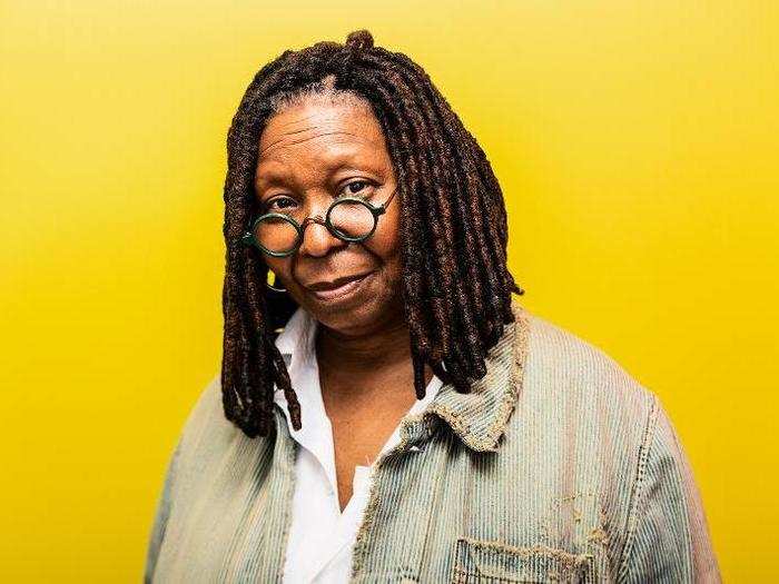 Plus, some portraits of Whoopi Goldberg during a Business Insider Today taping.