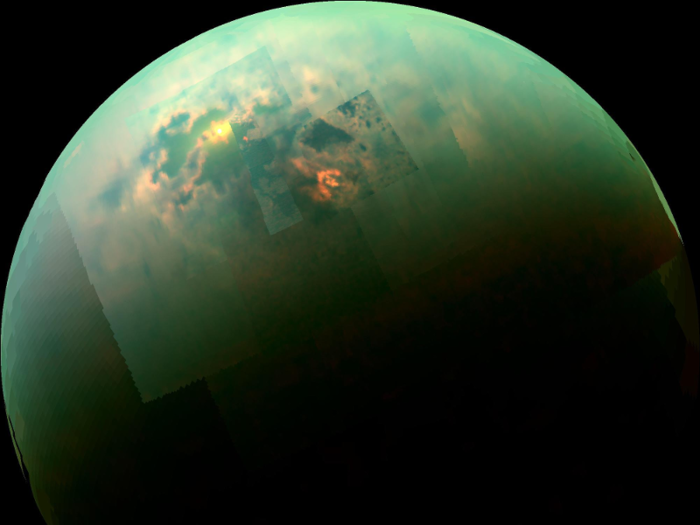 Titan is a world with water ice, liquid methane pools, and a thick nitrogen atmosphere. That makes it a contender for alien life.