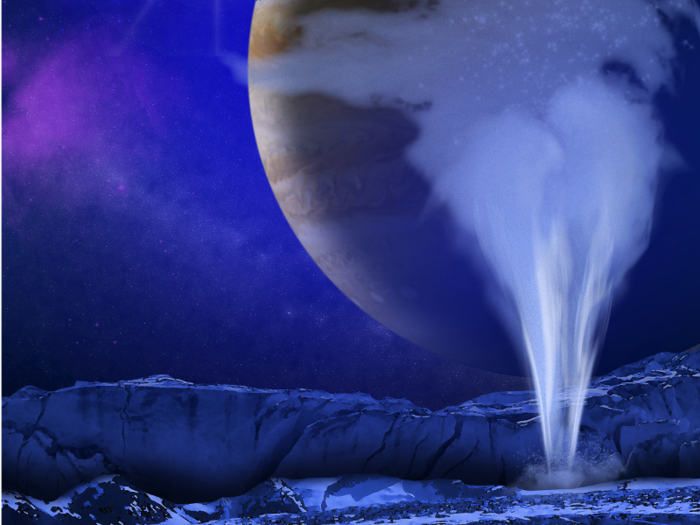 The Clipper spacecraft is expected to fly through Europa