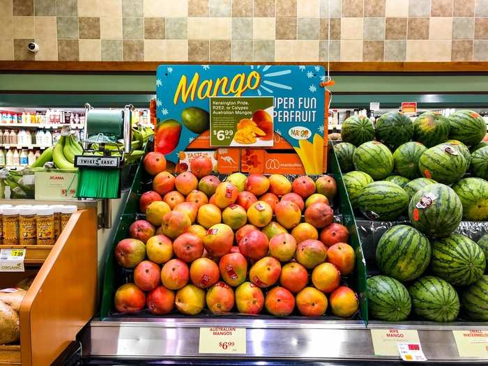 The produce section felt almost unbelievably overpriced. I could never justify paying $7 for a mango, even if it was from Australia.