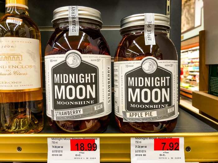 However, I also found an incredible deal on apple pie-flavored moonshine. As a "Justified" lover and Margo Martindale fan, I had to try this.