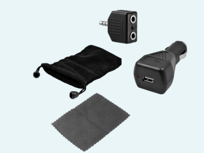 2012: Ematic 6-in-1 accessory kit for Apple iPods and MP3 players