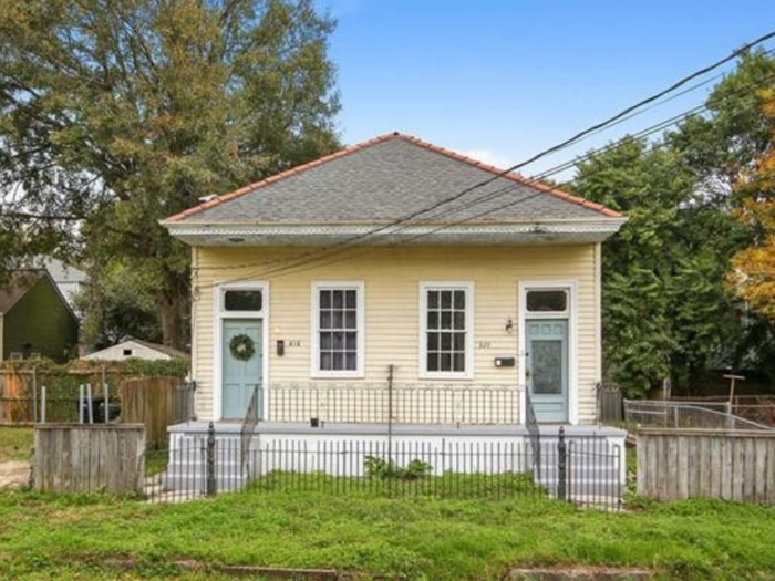 Two shotgun homes in New Orleans, Louisiana, cost $200,000.