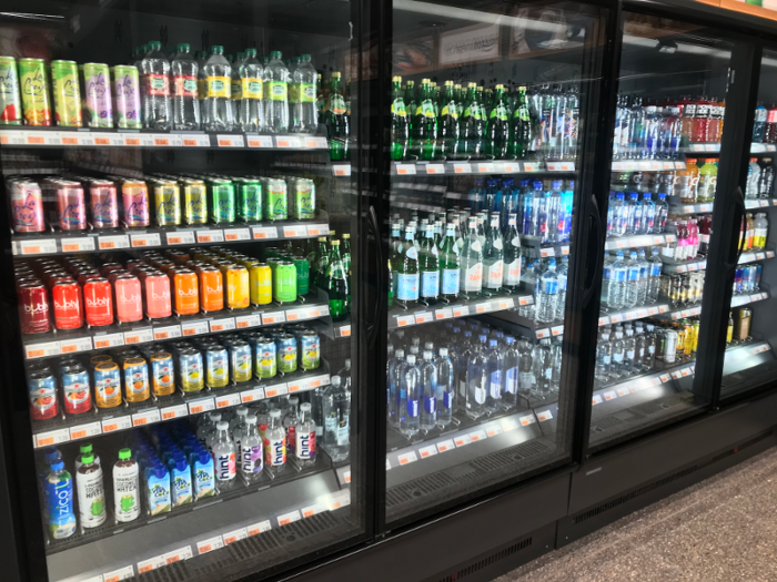 Unlike the other stores, this location had a decent selection of nonfood items including household supplies and stationery, which reminded me of a Target store.