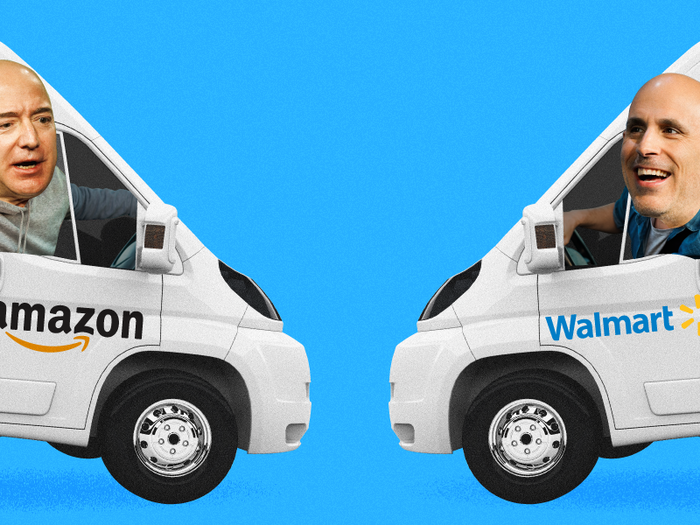 SHIPPING WARS: Walmart blows Amazon out of the water with its own free, next-day delivery.