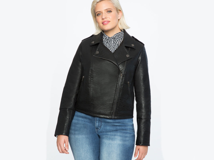 The best plus-size leather jacket