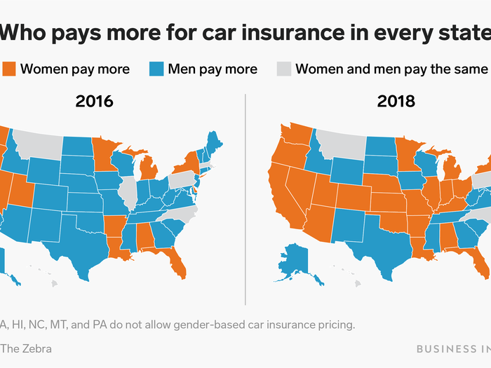 In April, we reported that car insurance rates are going up for women across the US, according to data from The Zebra.