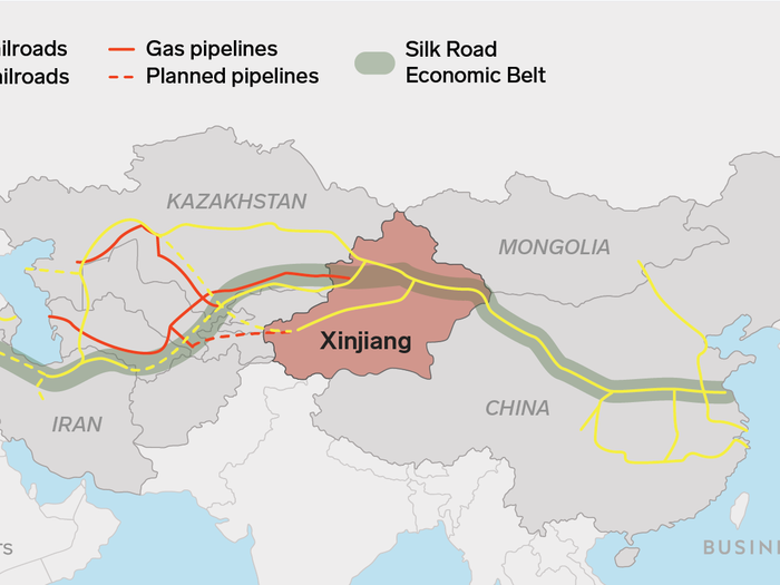 In February, we reported that China is assembling a massive trade project — the Belt and Road Initiative (BRI) — which aims to connect the country with new infrastructure. This map shows some Belt and Road Initiative land routes that run through China