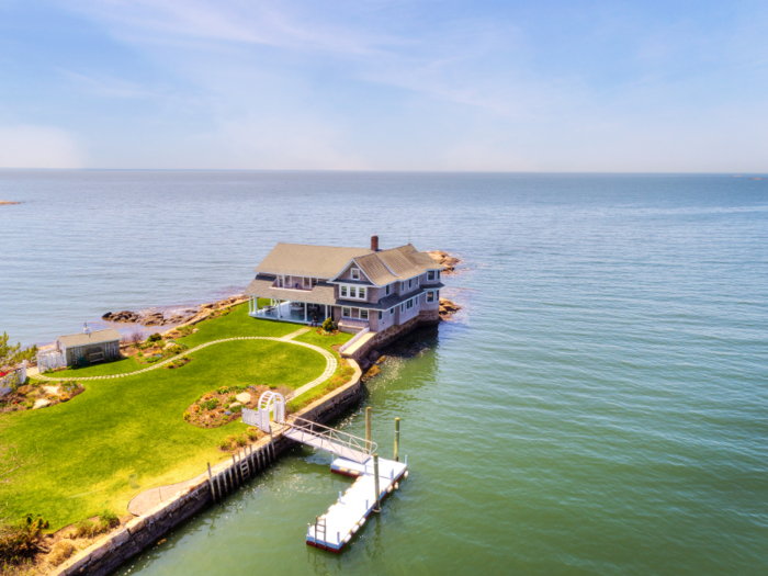 Potato Island is 1.1 acres and offers its residents a sense of complete privacy. While one side of the home opens up to a beautiful green lawn ...