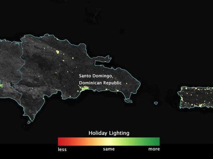 Puerto Rico and the Dominican Republic weren