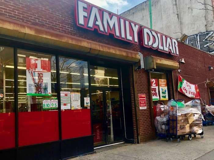 Lastly, we visited a Family Dollar in Brooklyn, New York.