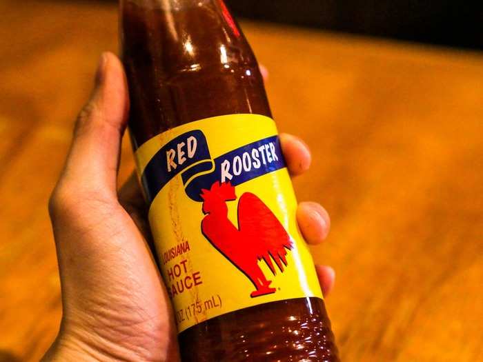 I was thrilled to spot a bottle of Red Rooster hot sauce among the condiments — a dash of Harlem on every table.