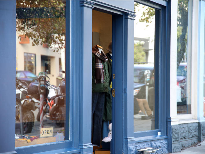 A few storefronts down was 45R, a Japanese store. French music was playing when we walked in.