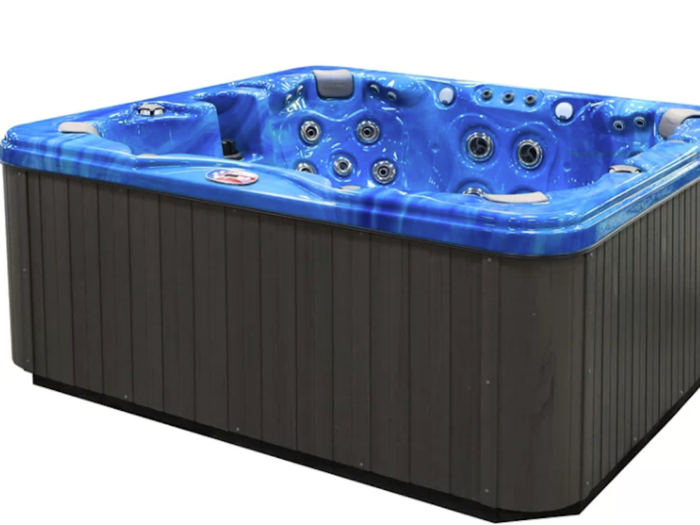 3. 7-Person hot tub with Bluetooth stereo system, $8,599 (currently on sale for $5,599.99)