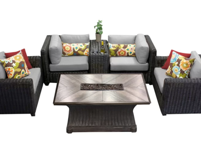 8. 6-piece outdoor seating set, $6,290 (currently on sale for $2,799.99)