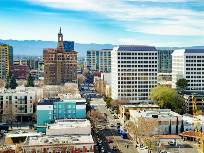 In San Jose, California, $3,000 gets renters a median of two bedrooms.