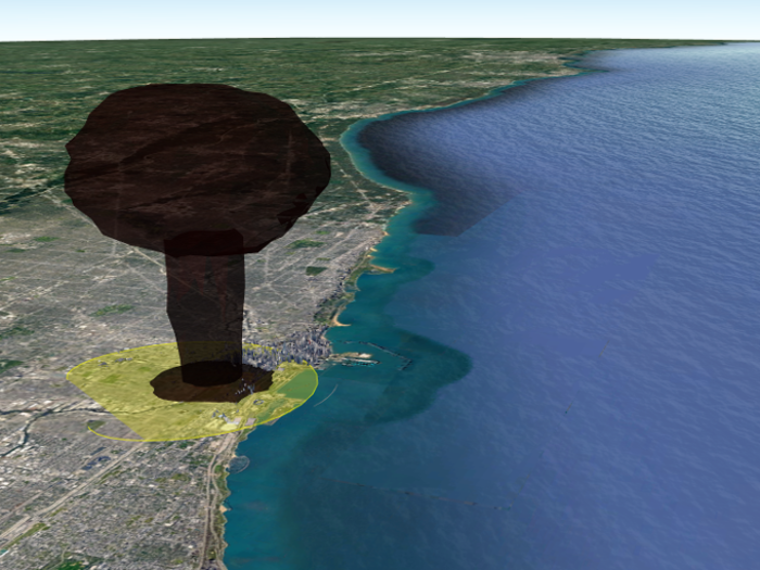 In Chicago, a nuclear bomb could kill 151,000 people — almost as many as Houston