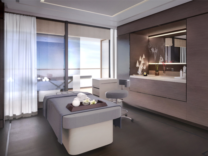 It also has a full service spa — The Ritz-Carlton wants to achieve the same level of luxe hospitality at sea as it does on land.