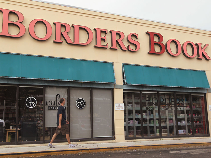 Borders was a favorite bookstore that closed in 2011.