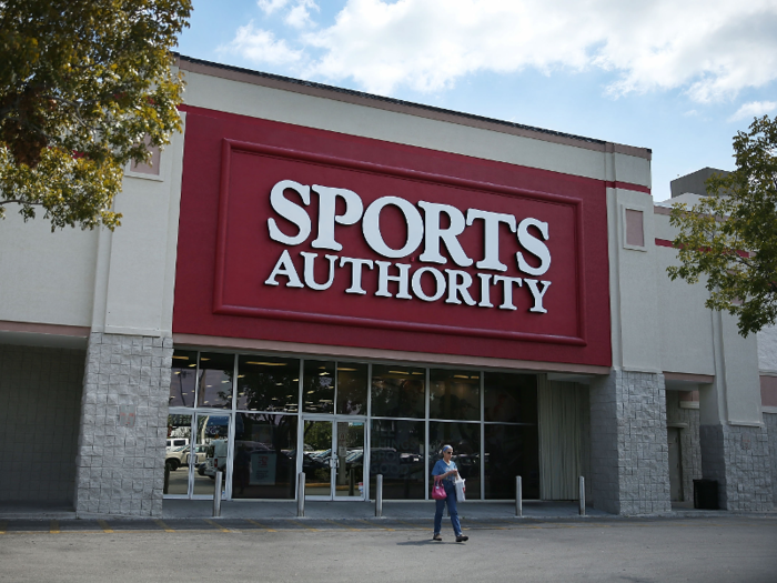 Sporting goods store, Sports Authority, said goodbye to its customers in 2016.