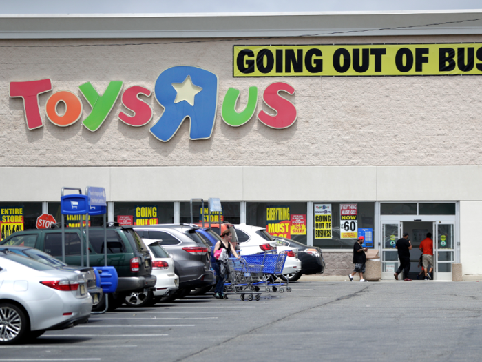 Beloved toy store, Toys R Us, filed for bankruptcy in 2017.