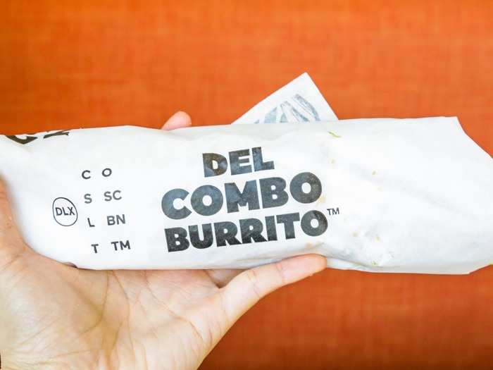 But there were still many paths to tread, the next of which was the Del Combo Burrito ($3.59).